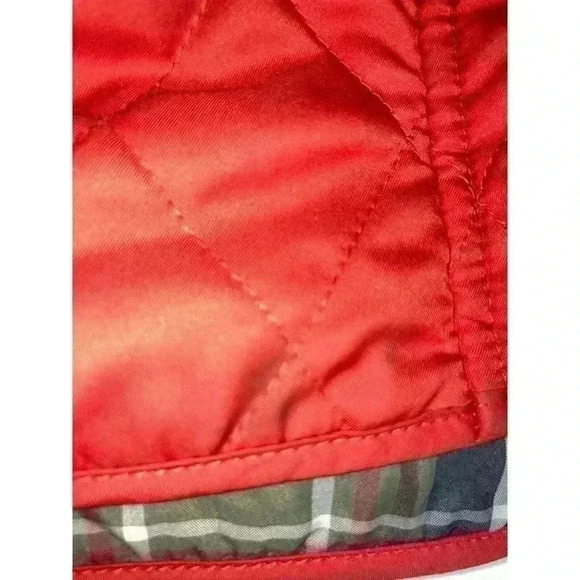 LL Bean Quilted Vest Burnt Orange ajustable Light Thin Vest - Picture 10 of 12